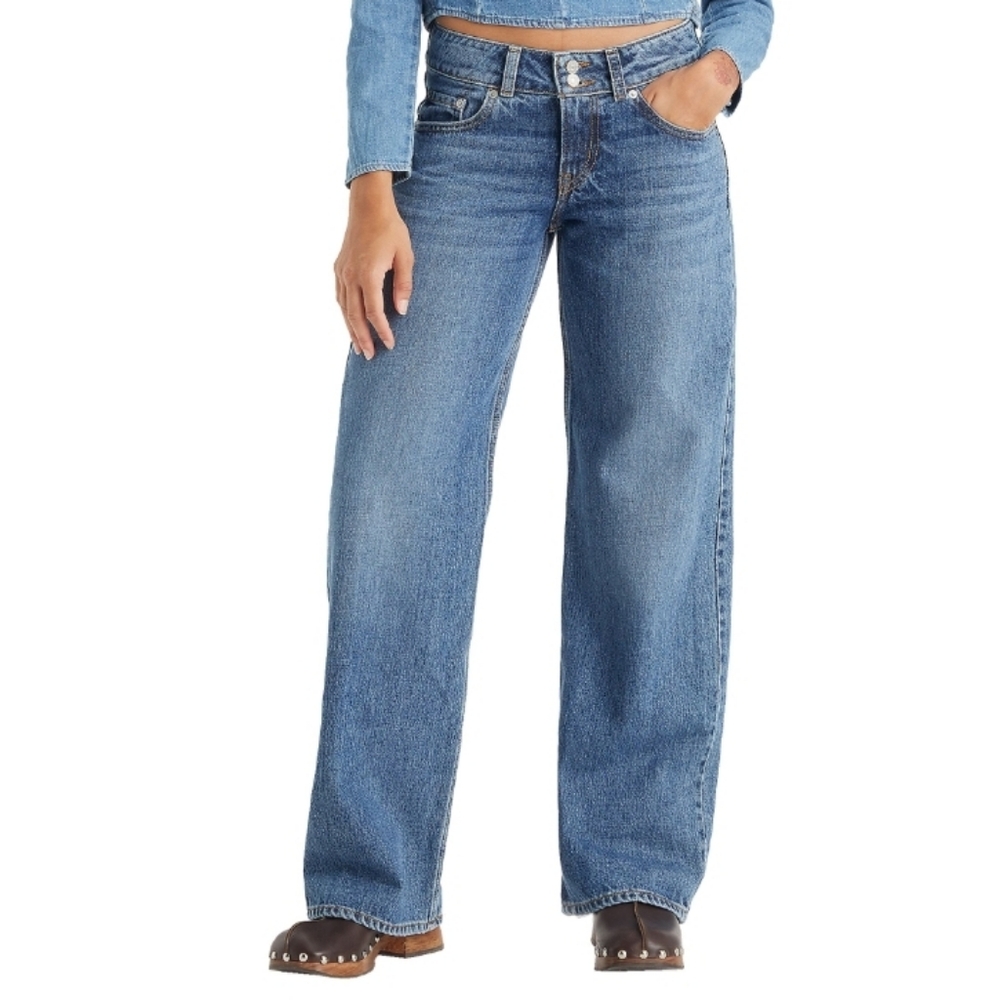 Levis Superlow Classic Blue Denim Jeans Blue Size 26